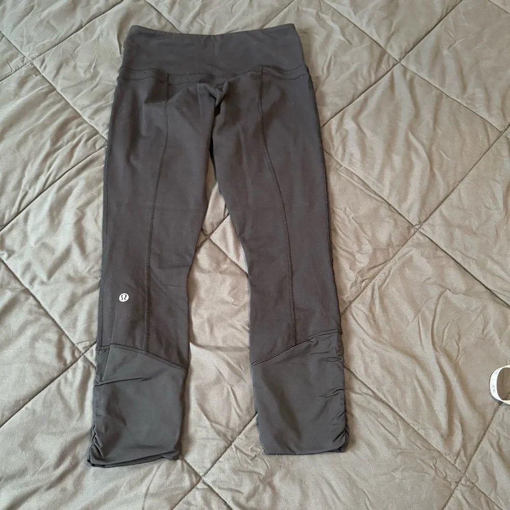 lululemon athletica Black Leggings Streamlined Design